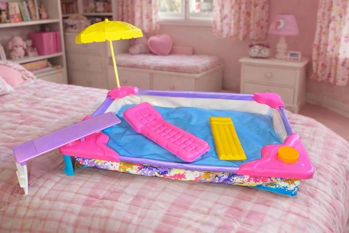 Barbie spray play pool - spray, &